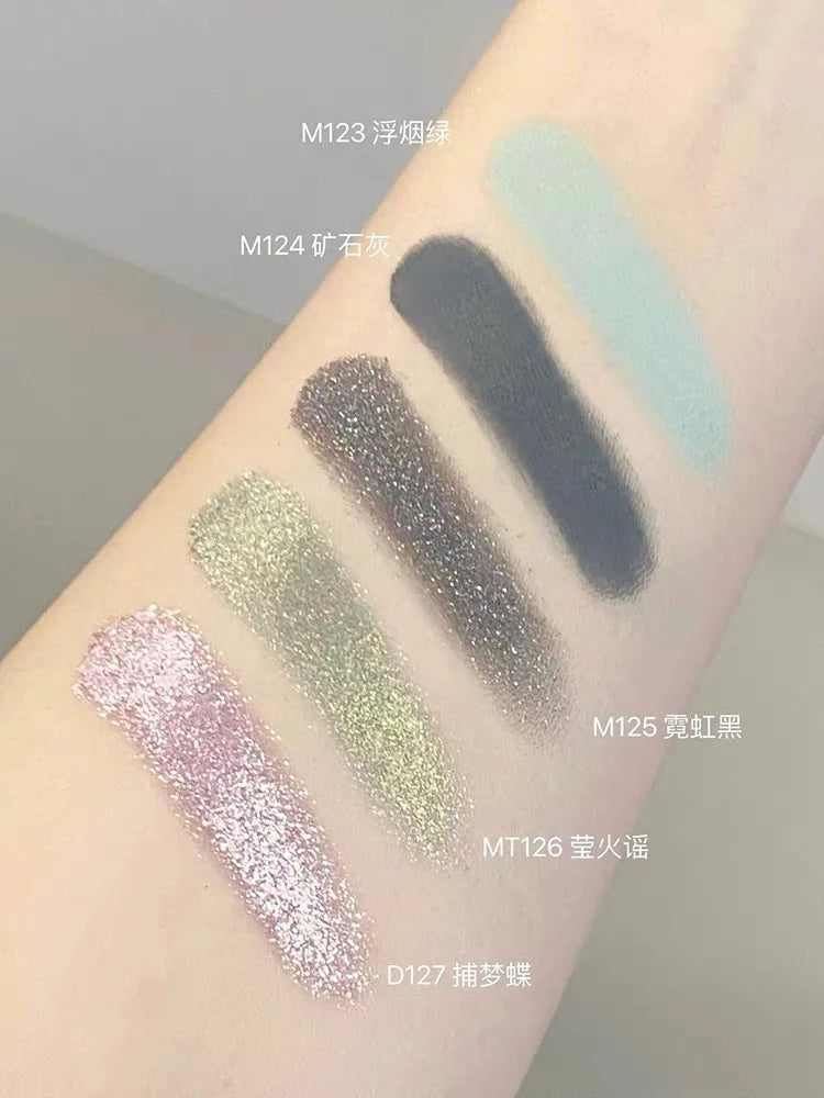 Joocyee Monochrome Eyeshadow Matte Chameleon Powder Smoked Sparkling Pearlescent Shining Sheet Metallic Personality Green