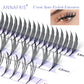 ANNAFRIS Comic Spire Eyelash Extension Premade Fans Natural Cashmere Manga False Eyelash Natural Soft Feather Shape Pteris Lash