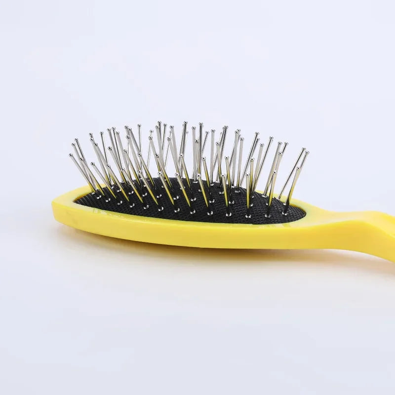 Women Steel Pin Wig Wide Tooth Pocket Combs Barber Detangling Metal Comb Men Travel Mini Hair Brush Potent Untangling Antistatic