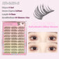 90 Pcs Self-adhesive Eyelash Cluster Idol Single Cluster DIY Girl Group Natural Trilogy Cartoon Glue-Free False Eyelashes