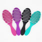 4 Colors Detangling Hair Brush Flexible Vented Curly Hairdressing Hair Brushes Salon Hairdressing Accessories