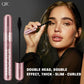 Dual-effect Waterproof Sweatproof 4D Mascara, Thick Lengthening Anti-smudge Dense Long-lasting Curling Eye Makeup