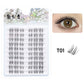 DINGSEN 10 rows Individual Eyelashes Wholesale 10-12mm Cluster Lashes Natural Anime False Kake Eyelashes Extension Makeup
