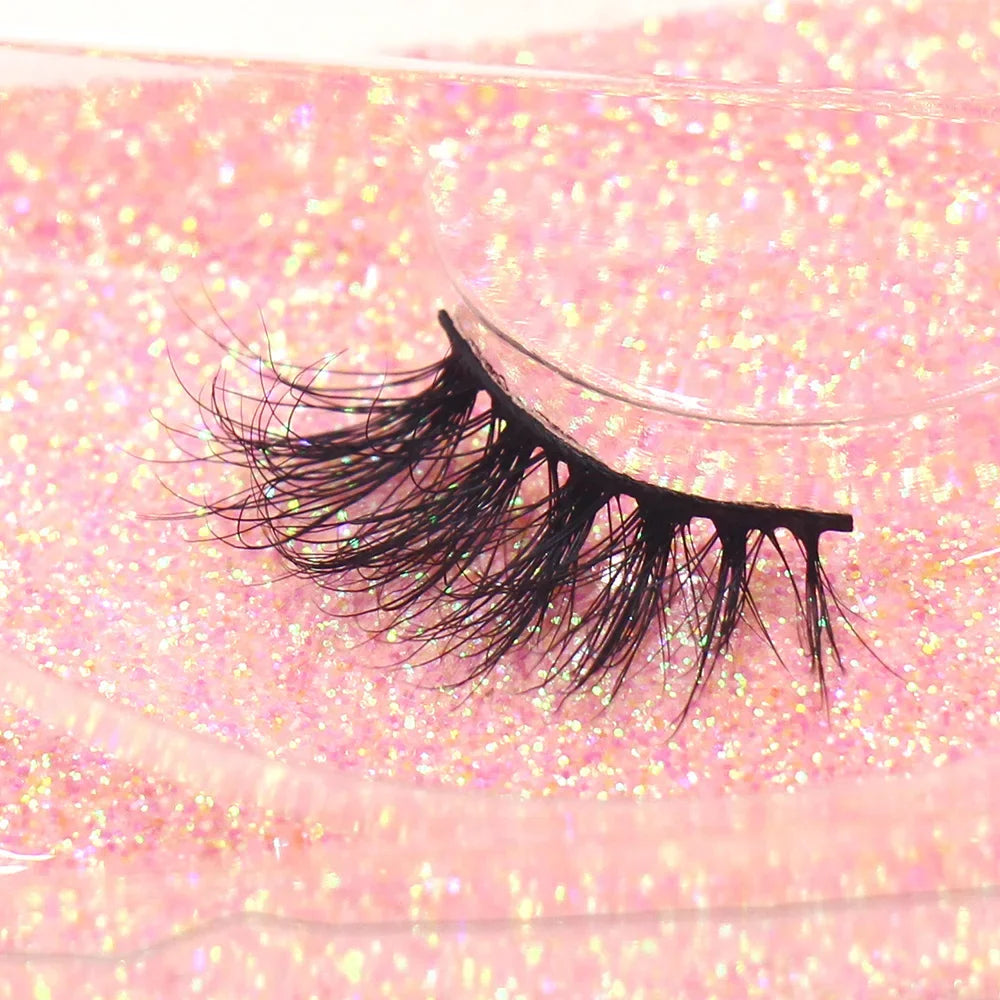 Half Eey Lashes Soft Mink Lashes Reusable Foxy Eyes False Eyelashes Natural Fluffy Makeup Tools Extension Fake Lashes Maquiagem