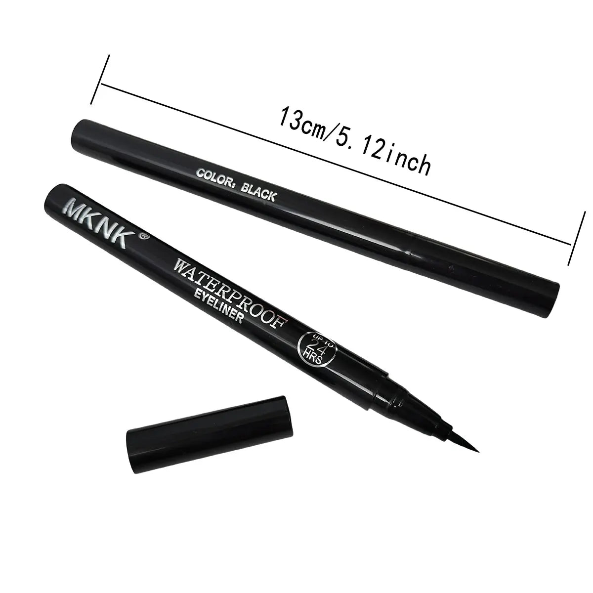 3pcs Black Waterproof, Sweat-Resistant, Smudge-Proof Eyeliner - Ultra Slim Long-Wear Liquid Eyeliner Pen