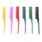 1/2pcs, Mouse Tail Comb Women's Fine Tooth Comb Parting Carbon Fiber Root Teasing Anti-static Hair Design