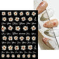 Cherry Blossom 3D Nail Stickers White Flower Petals Nail Art Decals Elegant Wedding Design Spring Sakura Manicure Slider Decor