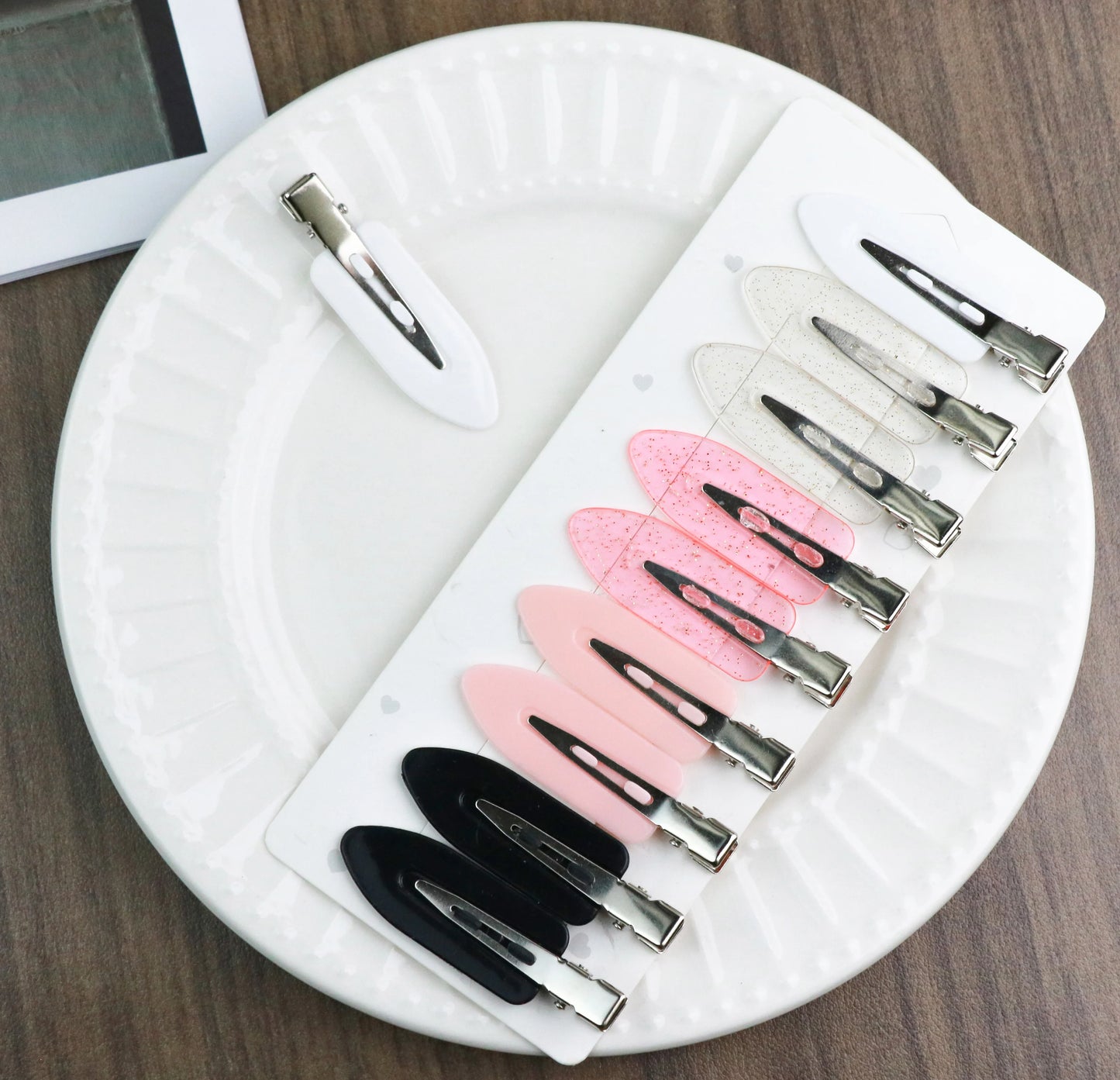 10/4Pcs No Crease Basic Hair Clips For Women Girls Hair Styling Makeup No Bend Hairpins Barrettes Fashion Hair Accessories Set