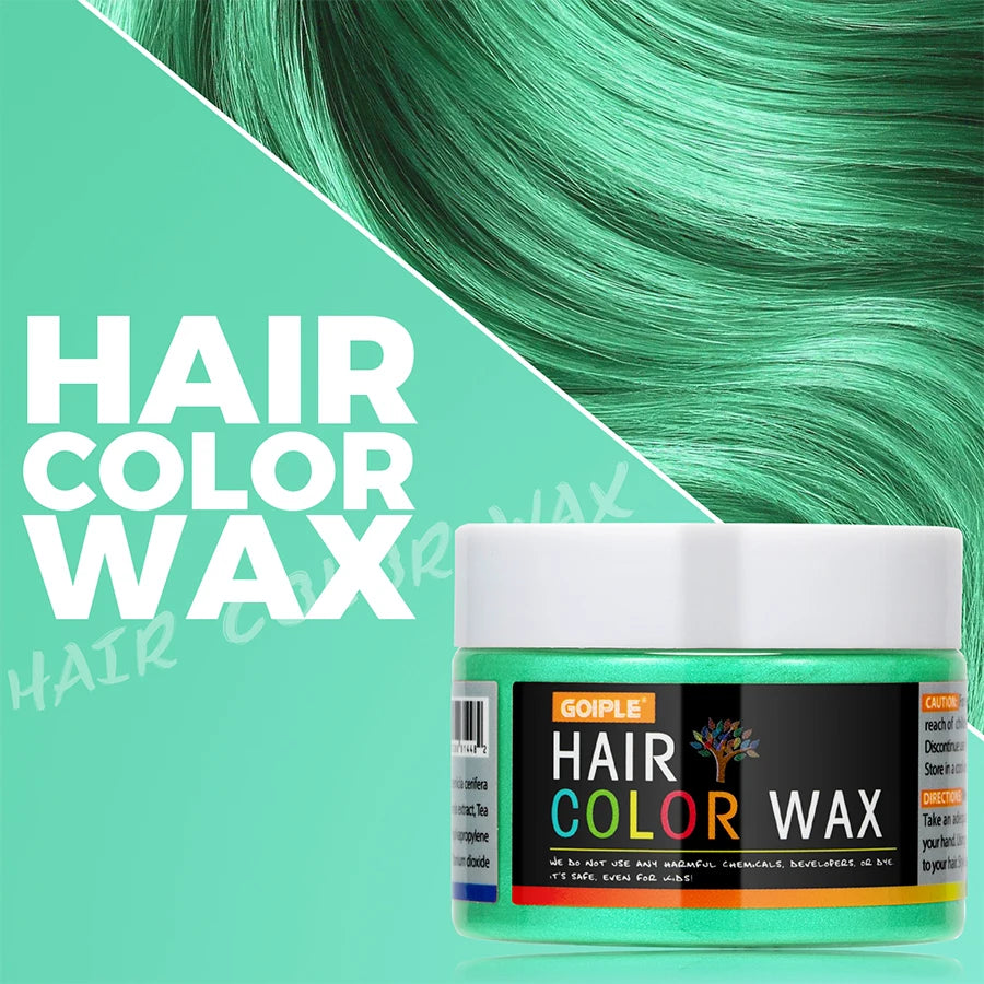 GOIPLE Fashion One-Time Hair Color Wax Styling Temporary Dye Cream Gel Diy Mud Pomade For Beards Eyebrow Easy To Wash