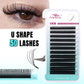 FADVAN U Shape 3D/4D/5D/YY Eyelashes Extension Light Soft Waterproof Fake Lashes Premade Volume Natural Wispy False Lash