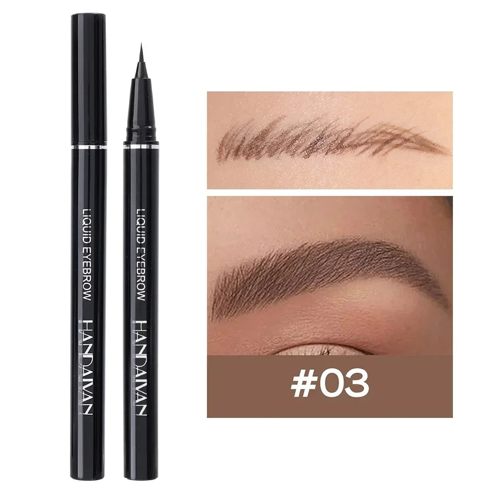 Multi-purpose Liquid Eyebrow Eyeline Pencil Waterproof Easy To Color Ultra Fine Eyeliner Lying Silkworm Pen Eyes Makeup Cosmetic