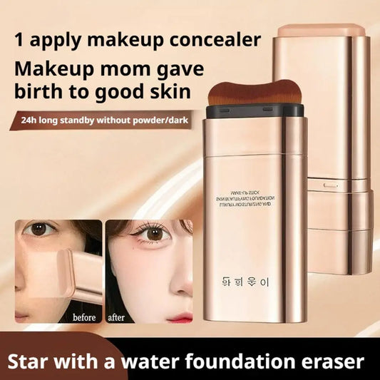 New Korean Double Ended Foundation Stick Portable Lightweight Long-lasting Moisturizing Hydrating Naturel Matte Fundation Makeup