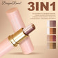 3-color Pearly Eyeshadow Stick Waterproof Metallic Glitter Eye Shadow High Pigmented Shimmer Eyeshadow Highlighter Makeup Stick