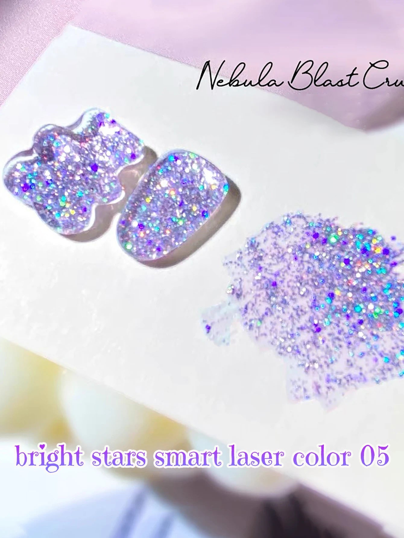 MIANEL 1-12PCS Star-chasing Moon-chasing Gel Nail Polish 2026 Popular Whitening Strobe Sequin Flashing Nail Polish White Nails