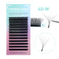 HOLLYLASH YY/W Shaped 2D 3D 4D 5D 6D Hand Woven Automatic Flowering Premade Volume Fans Eyelashes Extensions Individual Lashes