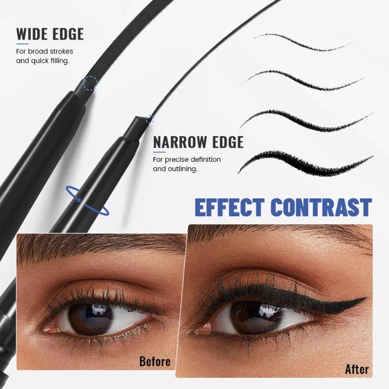 6 Matte Gel Eyeliner Pencils Waterproof Long Lasting Makeup Beginner Friendly Smooth Gel White Green Blue Brown Black Eyeliner