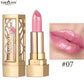 12 Color Gold Tube Lipstick Matte Pearlescent Glitter Shiny Velvet Lipsticks Red Brown Waterproof Lasting Solid Lip Gloss Makeup