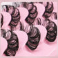 10Pairs 3D Mink Lashes Russian Strip Lash Dramatic False Eyelashes Faux Cils Makeup Wholesale Fake Eyelash Extension