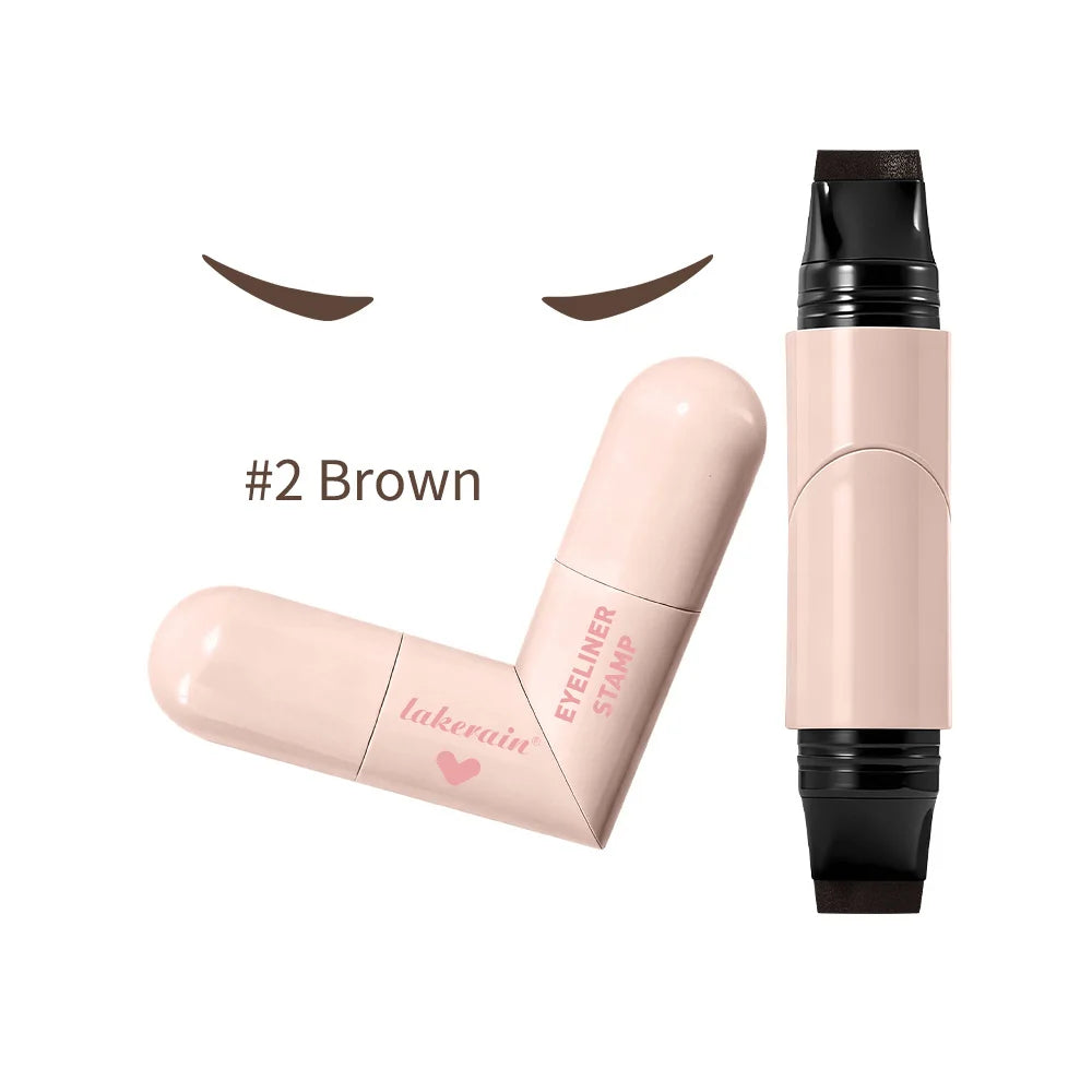 Waterproof Super Quick Eyeliner Fast Drying Liquid Eyeliner Smooth Easy Coloring Long Lasting Eye Liner Stamp Natural Eye Makeup