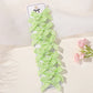 RAINBOW BOWS 10Pcs Kids Sweet Solid Color Mini Bows Hair Clip Baby Girls Ballet Style Ribbon Braided Hair Accessories Wholesale