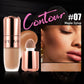 Liquid Highlighter Stick Rose Glow 3D Contour Effect Long Lasting Face Body Makeup Soft Sponge Tip Easy Apply