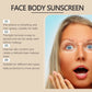 Beef Tallow Sunscreen Spf 50 Anti Sunburn UV Protection Cream Moisturizing Face Body Sunblock Matte Lightweight Non-Greasy ﻿