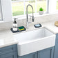 3 Pcs/Set Silicone Soap Dish, Sponge Tray with Drain, Bathroom Kitchen Sink Organizer, Bar Soap Holder for Shower