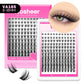 WOSHEER Eyelash Clusters Kit Thick Individual Lashes Lash Bond And Seal And Remover Faux Mink Lashes Eyelash Extension DIY