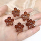 1PC Fashion Hair Comb Luxury Crystal Shiny Rhinestone Hair Clips Inlaid Flower Hairpin Hair Grips Elegant Bride Hair Jewelry