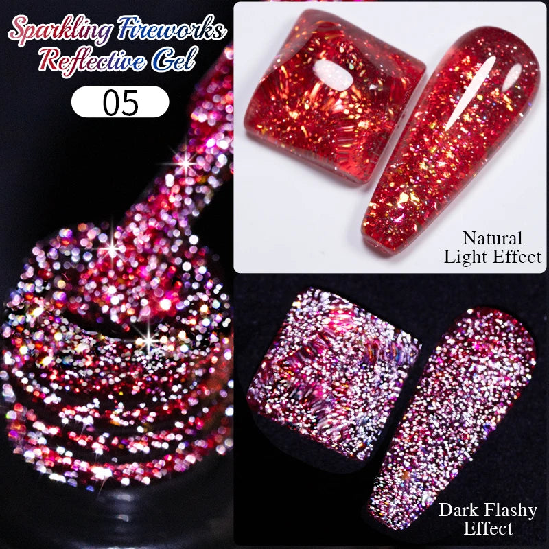 7.5ML Black Cat Eye Magnetic Glitter Gel Nail Polish Ultra-Bright Black Shine Long-Lasting Soak Off UV Nail Art Varnish Manicure