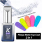 KODIES GEL Glitter Top Coat Gel Nail Polish 2 In 1 Semi Permanent  UV Stars Moon Halo Top Coat No Wipe Manicure Nail Art Sealer