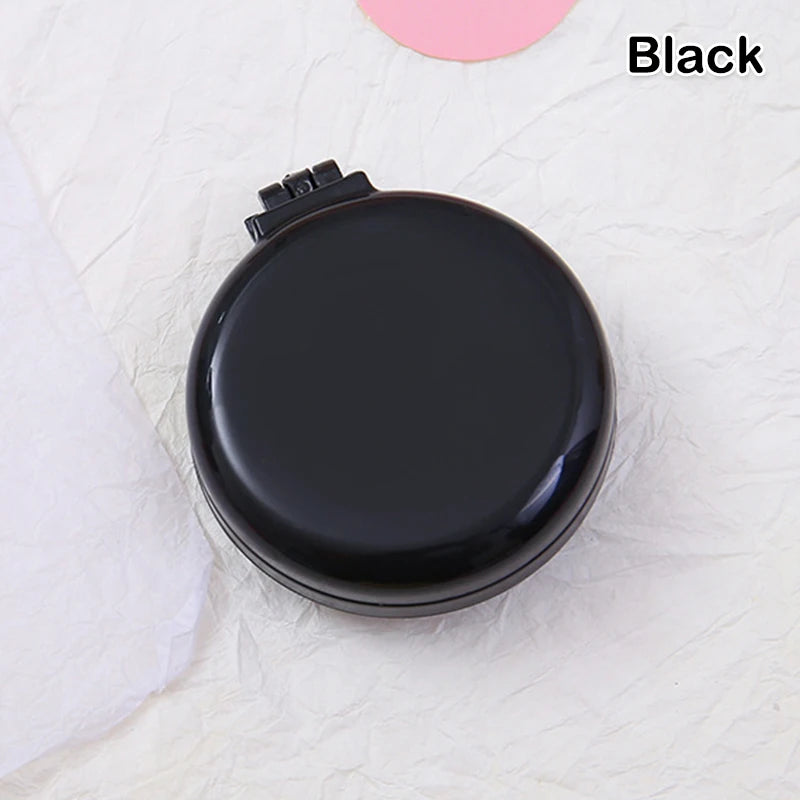 Mini Hair Comb With Mirror Foldable Comb Travel Portable Massage Women Girl Hair Brush Macaron Airbag Comb Styling Tools Gift