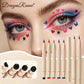 Double Head Stamp Liquid Eyeliner Smudge-Proof Quick Drying Waterproof 2 in1 Colorful Love Star Butterfly Eye Line Pencil Makeup