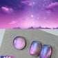 1-6pcs TC New Pink Purple Cat Eye Aurora Fantasy Cat Eye Gel Nail Polish Dreamy Fantasy Star Sky Crystal Glass Beads Nail Art
