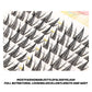 DINGSEN 10 rows Individual Eyelashes Wholesale 10-12mm Cluster Lashes Natural Anime False Kake Eyelashes Extension Makeup