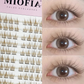 1/box 120 Bundles Mink False Eyelashe Natural Russian 3D laes Individual Eyelash extension cluster makeup tool wholesale lashes