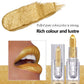 High-pigmented Gold Lipstick Shiny Metallic Matte Velvet Waterproof Long Lasting Sexy Gold Lip Gloss Women Lip Makeup