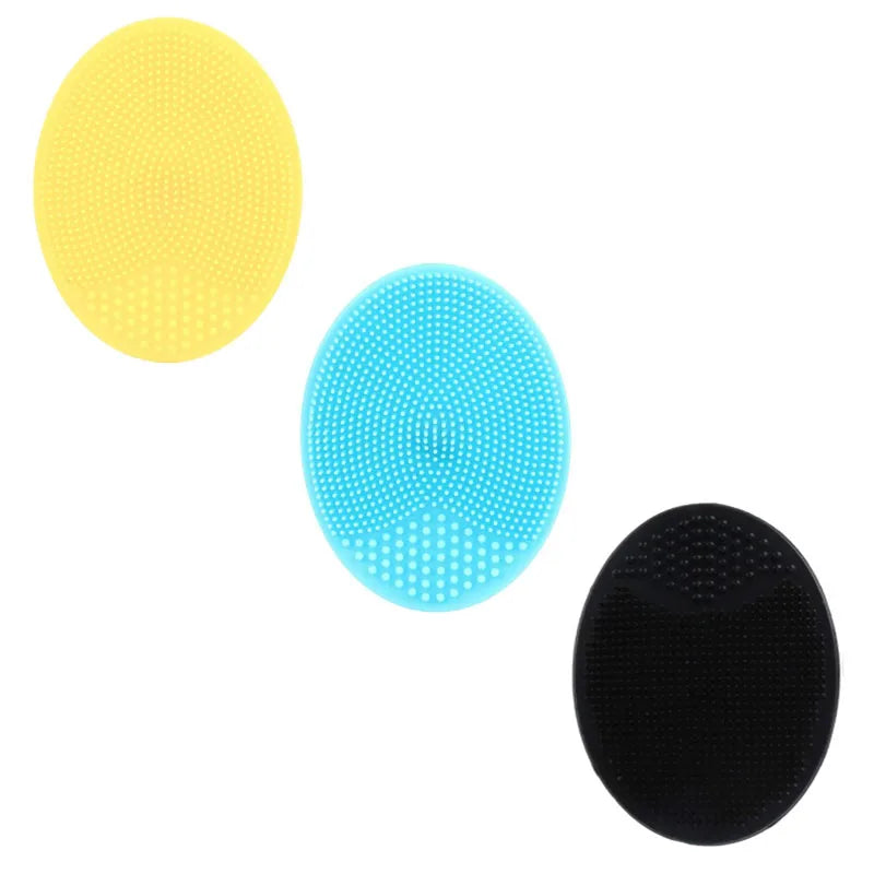1/2pcs, Scalp Massaging Shampoo Brushes, Handheld Hair Scalp Massagers, Shower Scalp Scrubber With Soft Silicone Bristles For Da