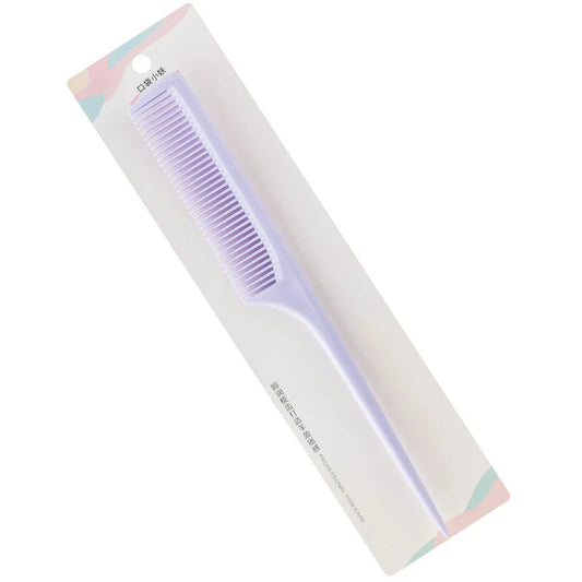 Macaroon Color Pointed Tail Styling Comb Anti Static Hair Dye Brush Barber Salon Steel Needle Pin Rat Tip Hair Comb Accessories