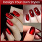 UR SUGAR 15ml 6 Colors Shine Red Winter Christmas Cat Magnetic Gel Nail Polish Sparkling Glitter Semi Permanent Soak Off UV Gel