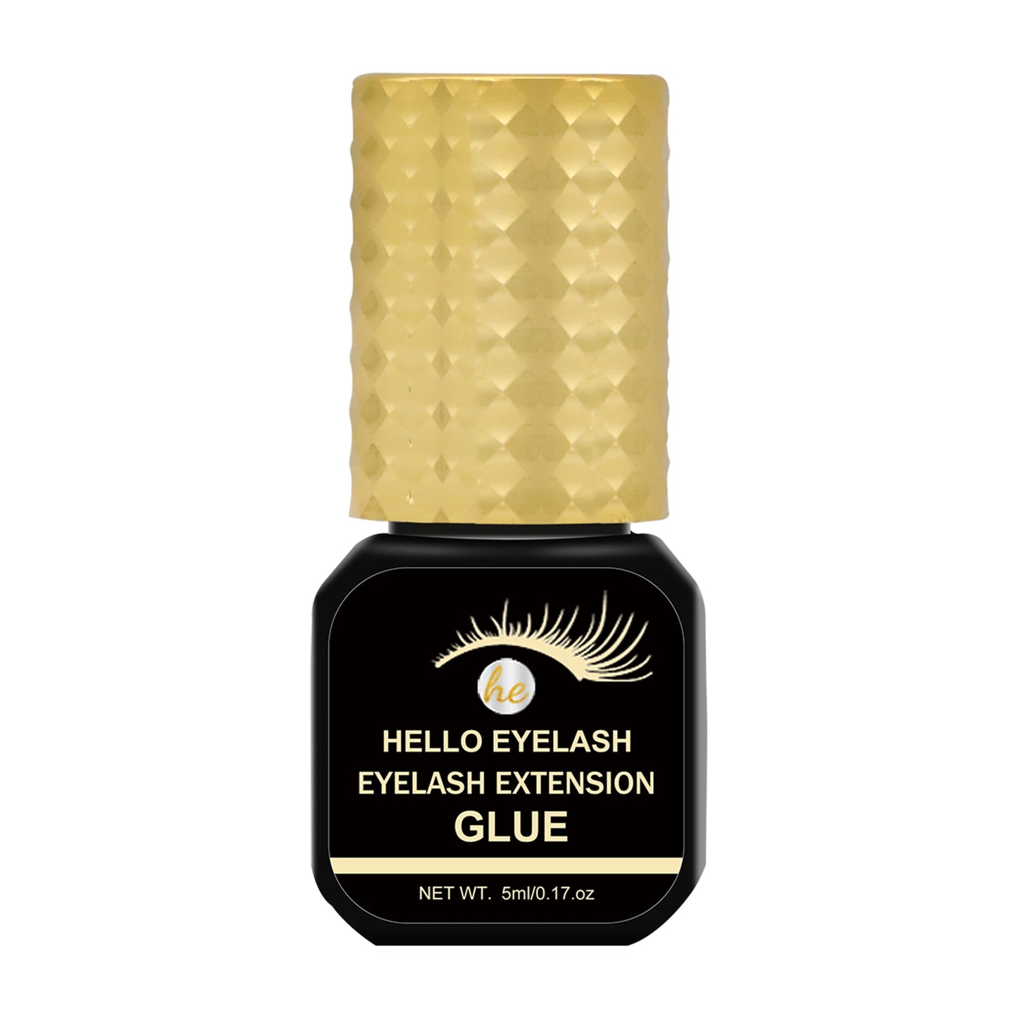 DIY 5ml Fast Drying Strong False Eye Lash Extension Glue Adhesive Retention 7-14 days Low Smell Mink Eyelash Glue at home