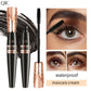 5D Black Waterproof Mascara Lengthens Eyelashes Extension Thick Silk Fiber Mascara Female Makeup Eye Cosmetics Tools for Gifts