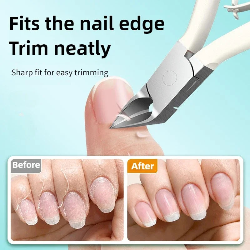 ‌Cuticle Scissors Stainless Steel Sharp Blade Durable Rust Free Nail Care Tool‌
