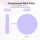 Compress Face Wash Puff with Storage Box Facial Cleansing Sponge for Makeup Remover Round Face Wash Sponge Skincare Beauty Tool
