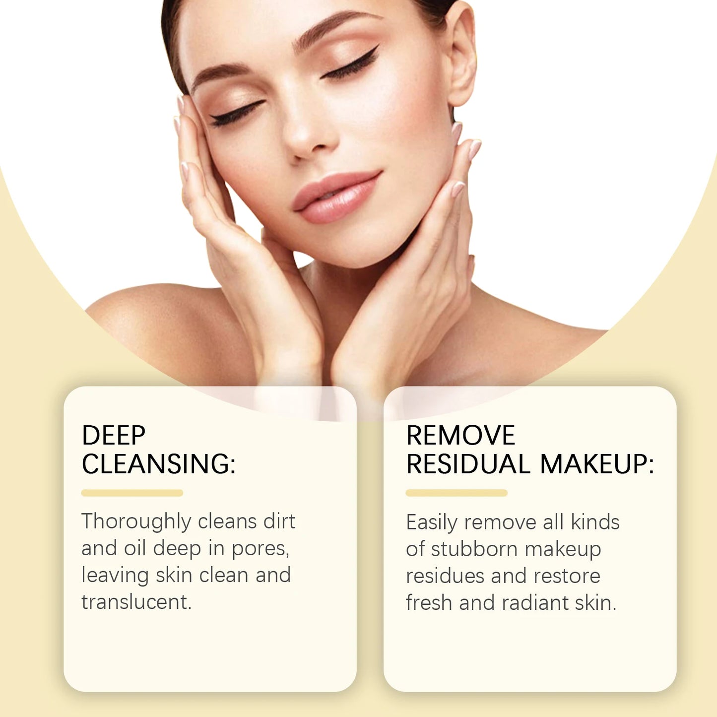 Gentle Makeup Remover Oil Remover Lip Eye Makeup Cleansing Pores Refreshing Soothing Sensitive Non-irritating Face Cleansing Oil