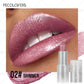 1PC Non-stick Cup, Waterproof, Long-lasting, Rich Colors, Fine Glitter, Pearlescent Lipstick, Ideal Christmas/Halloween Gift