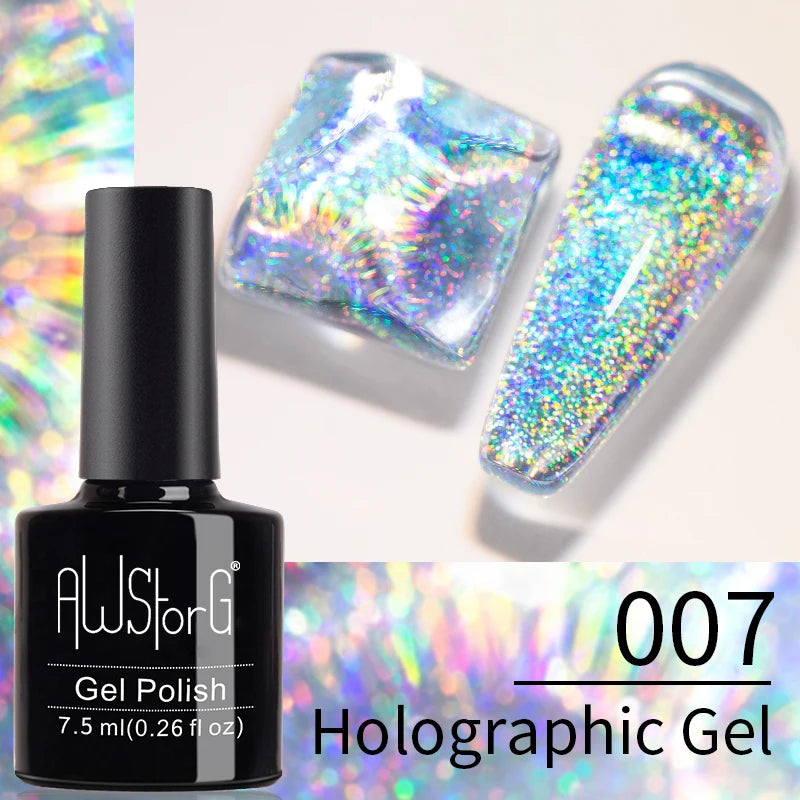 AWStorG 7.5ml Starlit Cat Magnetic Gel Nail Polish Must need Black Gel-Polaris Light Soak Off UV Gel Varnis Semi Permanent DIY