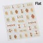 1pcs White 5D Pearl Lace Wave Lines Nail Art Stickers Elegant Exquisite Nail Decoration Decals DIY Self Adhesive Transfer Slider