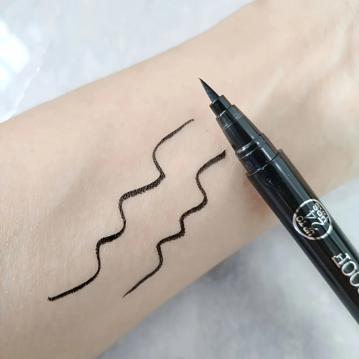 3pcs Black Waterproof, Sweat-Resistant, Smudge-Proof Eyeliner - Ultra Slim Long-Wear Liquid Eyeliner Pen