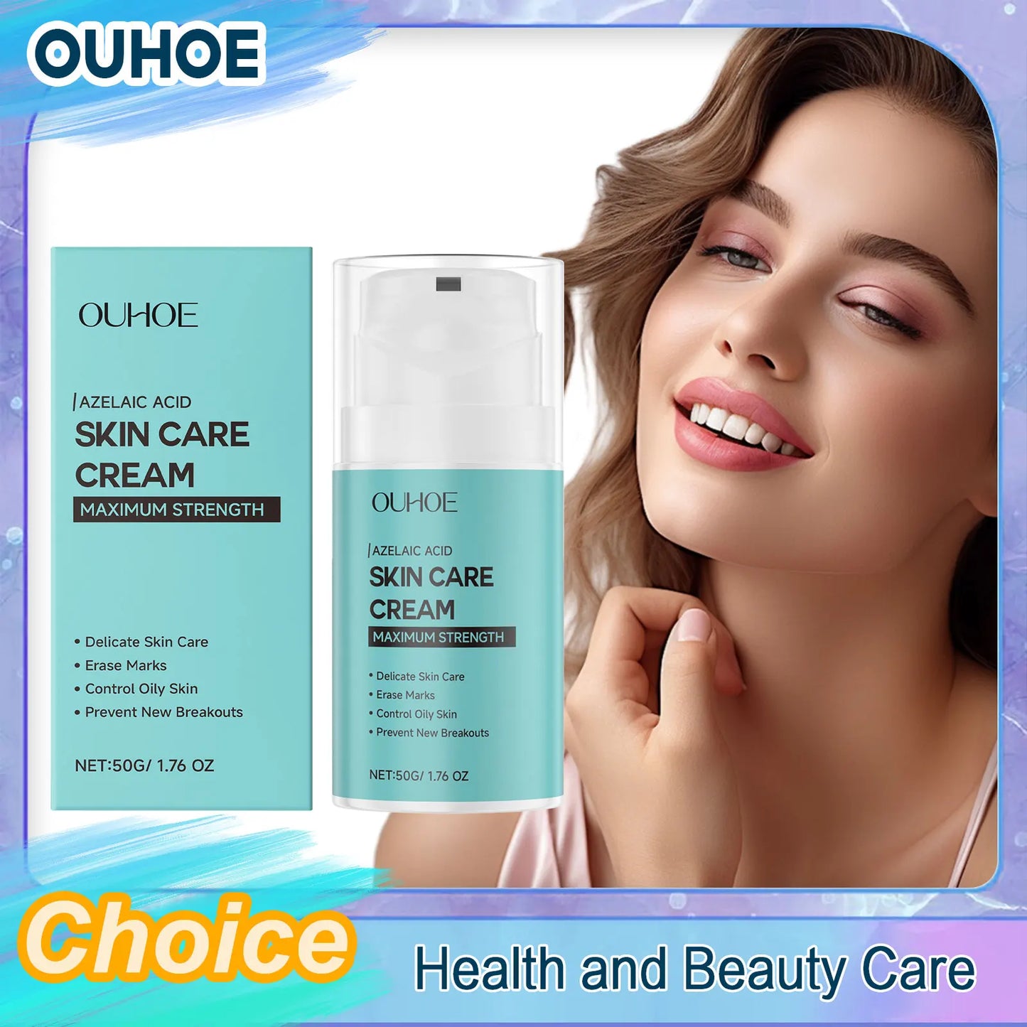 Anti Pimple Facial Cream Fade Acne Mark Reduce Blemishes Relieve Redness Lighten Dark Spot Hydrating Repairing Soothe Face Cream